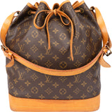 Louis Vuitton Canvas Monogram Sac Noe Grande Shoulder Bag