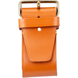 Louis Vuitton Cognac Leather Grip Griffklammer