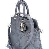 Christian Dior Gris Leather Granville Handbag