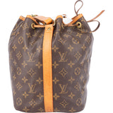 Louis Vuitton Canvas Monogram Sac Noe Petit Shoulder Bag