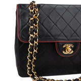 Chanel Quilted Lambskin 24K Gold Single Flap Crossbody Bag