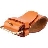 Louis Vuitton Cognac Leather Grip Griffklammer