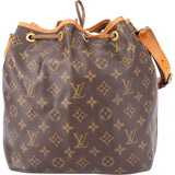 Louis Vuitton Canvas Monogram Sac Noe Petit Shoulder Bag