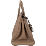 Hermès Étoupe Togo Leather Birkin 25 Handbag