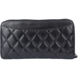 Chanel Quilted Lambskin Black CC Wallet