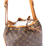 Louis Vuitton Canvas Monogram Sac Noe Petit Shoulder Bag