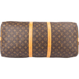 Louis Vuitton Canvas Monogram Keepall 55 Bandouliere