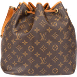 Louis Vuitton Canvas Monogram Sac Noe Petit Shoulder Bag