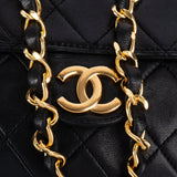 Chanel Quilted Lambskin Single Flap Shoulder Bag