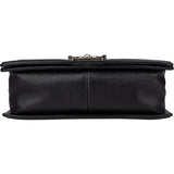 Chanel Quilted Calfskin Antique Boy Single Flap Crossbody Bag