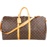 Louis Vuitton Canvas Monogram Keepall 60 Bandouliere
