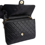 Chanel Quilted Lambskin Single Flap Shoulder Bag