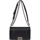 Chanel Quilted Calfskin Antique Boy Single Flap Crossbody Bag