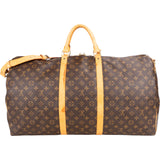 Louis Vuitton Canvas Monogram Keepall 60 Bandouliere
