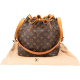 Louis Vuitton Canvas Monogram Sac Noe Petit Shoulder Bag