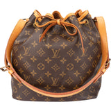 Louis Vuitton Canvas Monogram Sac Noe Petit Shoulder Bag