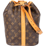 Louis Vuitton Canvas Monogram Sac Noe Petit Shoulder Bag