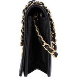 Chanel Quilted Lambskin Single Flap Shoulder Bag