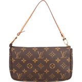 Louis Vuitton Canvas Monogram Pochette Accessoire Handbag