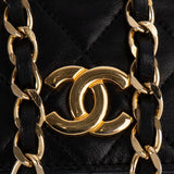 Chanel Quilted Lambskin Single Flap Shoulder Bag