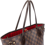 Louis Vuitton Damier Ebene Monogram Neverfull PM Handbag