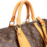 Louis Vuitton Canvas Monogram Keepall 55 Bandouliere