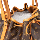 Louis Vuitton Canvas Monogram Sac Noe Petit Shoulder Bag