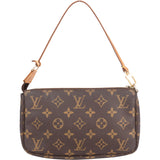 Louis Vuitton Canvas Monogram Pochette Accessoire Handbag