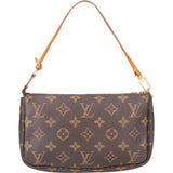 Louis Vuitton Canvas Monogram Pochette Accessoire Handbag