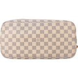 Louis Vuitton Damier Azur Monogram Neverfull MM Shopper Handbag - vintageandkickz