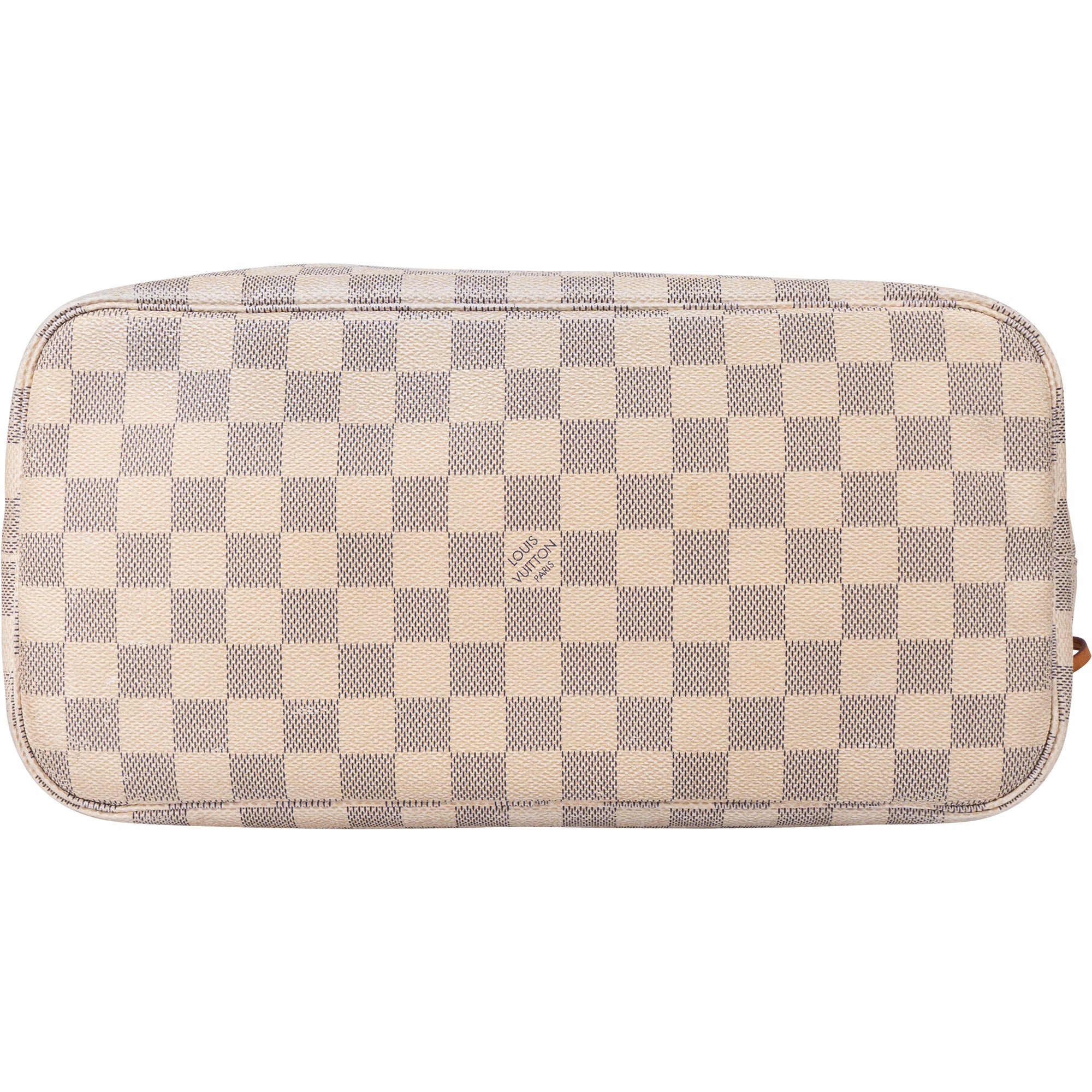 Louis Vuitton Damier Azur Monogram Neverfull MM Shopper Handbag - vintageandkickz