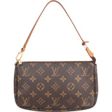 Louis Vuitton Canvas Monogram Pochette Accessoire Handbag