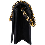 Chanel Quilted Lambskin 24K Gold Single Flap Shoulder Bag