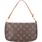 Louis Vuitton Canvas Monogram Pochette Accessoire Handbag