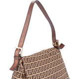 Fendi FF Monogram Baguette Mamma Handbag