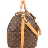 Louis Vuitton Canvas Monogram Keepall 55 Bandouliere