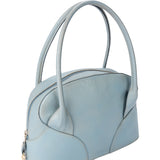 Loewe Blue Leather Bowling Handbag