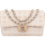 Chanel Travel Line Monogram Single Flap Crossbody Bag