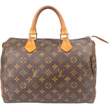 Louis Vuitton Canvas Monogram Speedy 30 Handbag