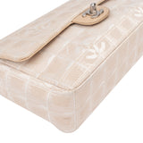 Chanel Travel Line Monogram Single Flap Crossbody Bag