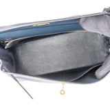 Hermès Bleu Boxcalf Kelly 32 Handbag