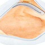 Loewe Blue Leather Bowling Handbag