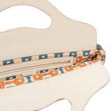 Gucci White Leather GG Horsebit Handbag
