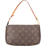 Louis Vuitton Canvas Monogram Pochette Accessoire Handbag