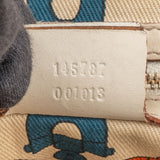 Gucci White Leather GG Horsebit Handbag