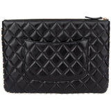 Chanel Quilted Lambskin ARCHIVE PIECE Pearl CC Clutch