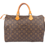 Louis Vuitton Canvas Monogram Speedy 35 Handbag