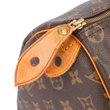 Louis Vuitton Canvas Monogram Speedy 35 Handbag