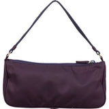 Prada Purple Nylon Triangle Handbag