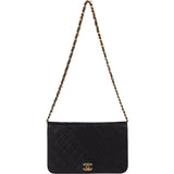 Chanel Quilted Lambskin Single Flap Shoulder Bag